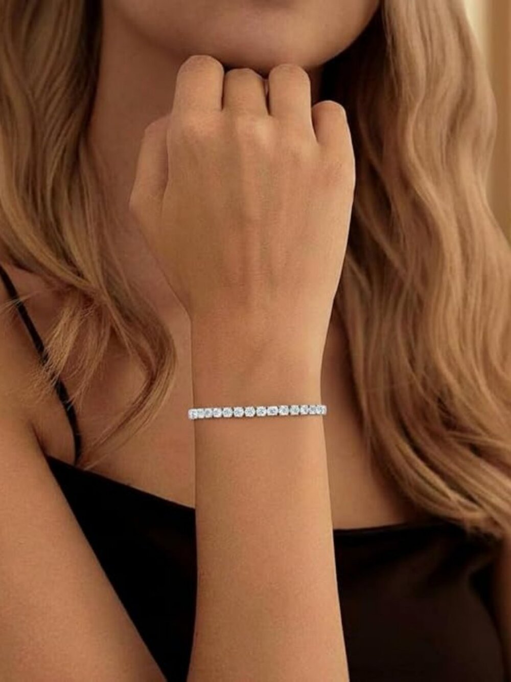 HMJ Moissanite Tennis Bracelet for Women,